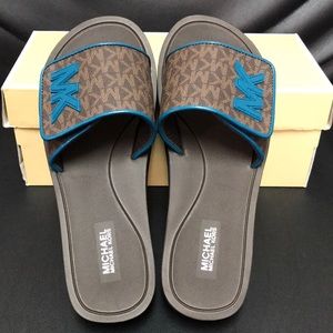 Michael Kors platform slides